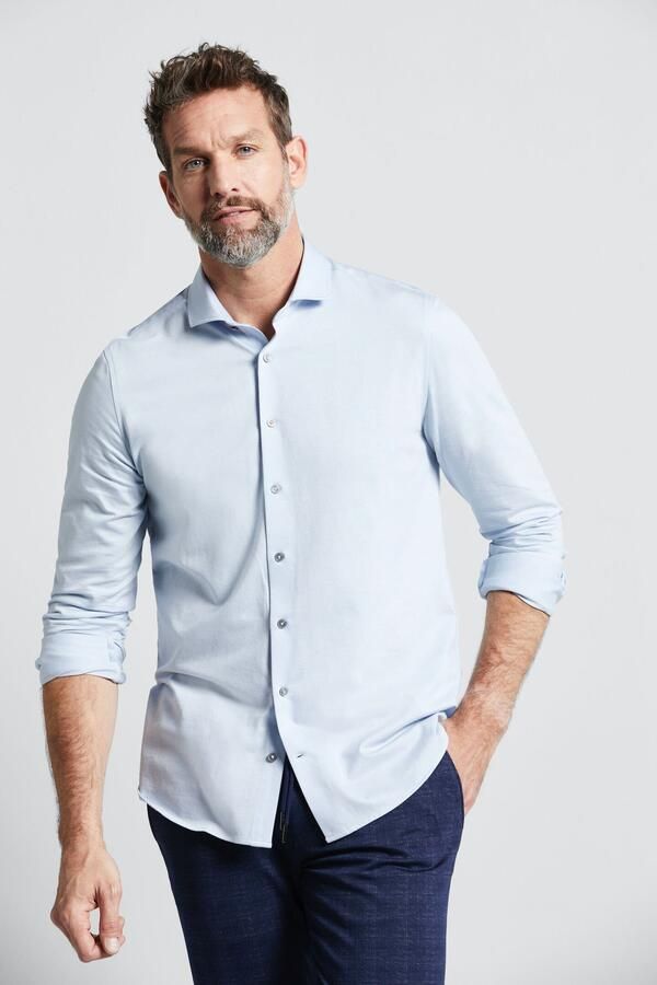 Bugatti Businessoverhemd met haaienvinnenkraag - Foto 6