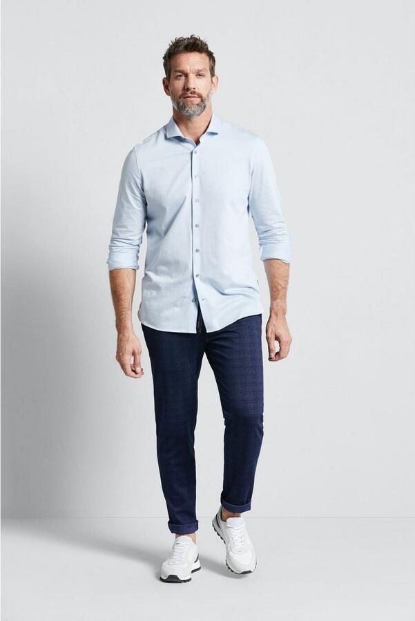 Bugatti Businessoverhemd met haaienvinnenkraag - Foto 4