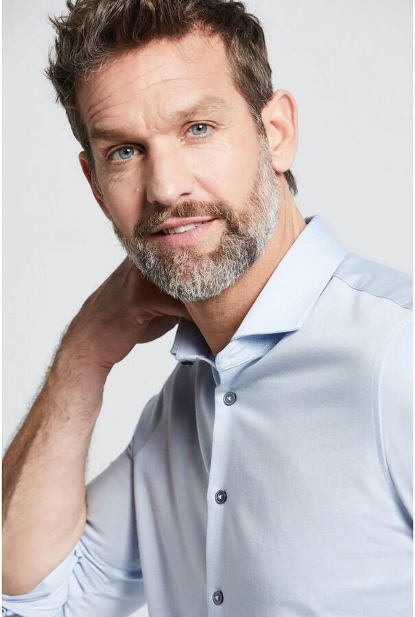 Bugatti Businessoverhemd met haaienvinnenkraag - Foto 2