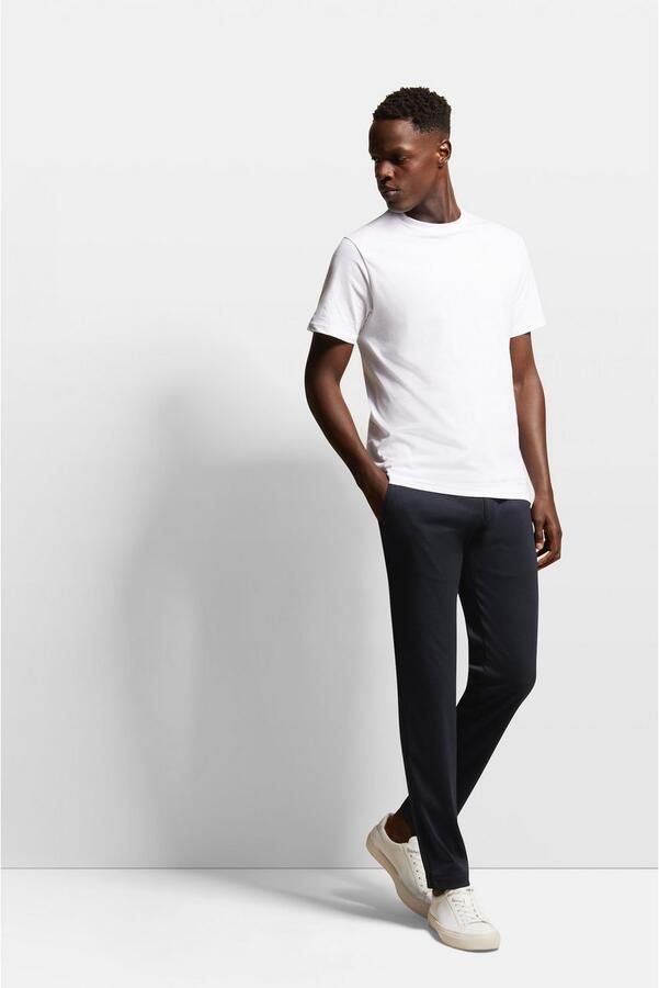 Bugatti Slim fit stoffen broek met paspelzak - Foto 4