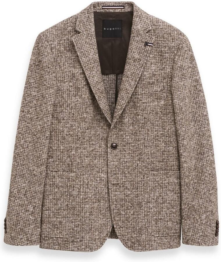 Bugatti Colbert MODERN FIT Jersey met stretch met kleine dessin