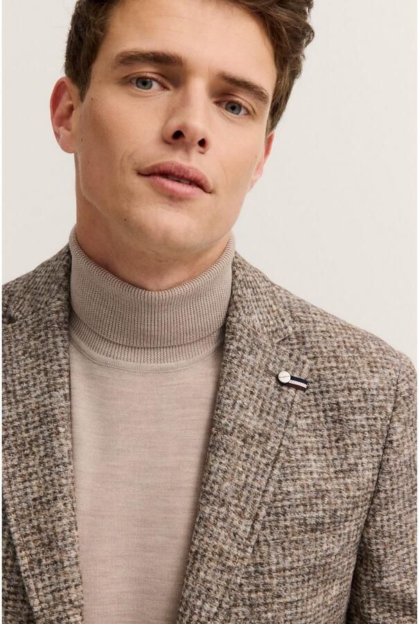 Bugatti Colbert MODERN FIT Jersey met stretch met kleine dessin - Foto 2