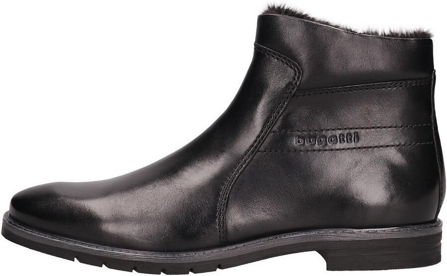 Bugatti Cowboylaarsjes Enkellaars zakelijke schoen met warmvoering en ritssluiting