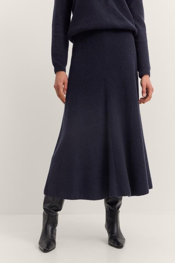 Bugatti Gebreide rok Kaschmir-Mix zacht warm en elegant - Foto 6