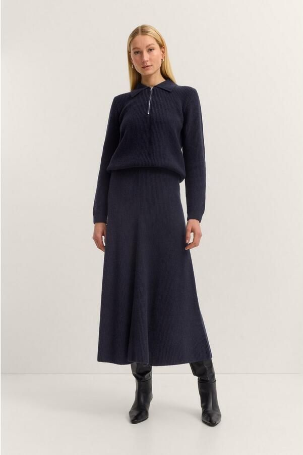 Bugatti Gebreide rok Kaschmir-Mix zacht warm en elegant - Foto 4