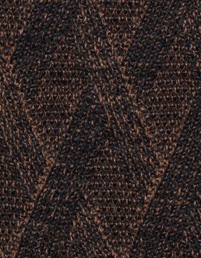 Bugatti Gebreide trui met 2-kleurig ruitpatroon - Foto 2