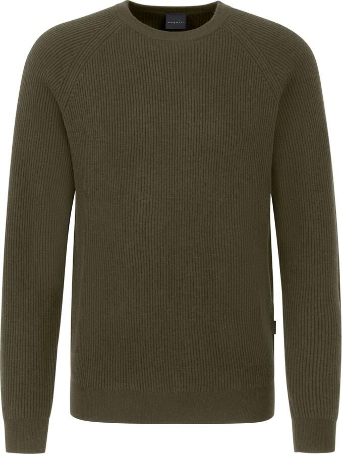 Bugatti Gebreide trui met geborduurd logo