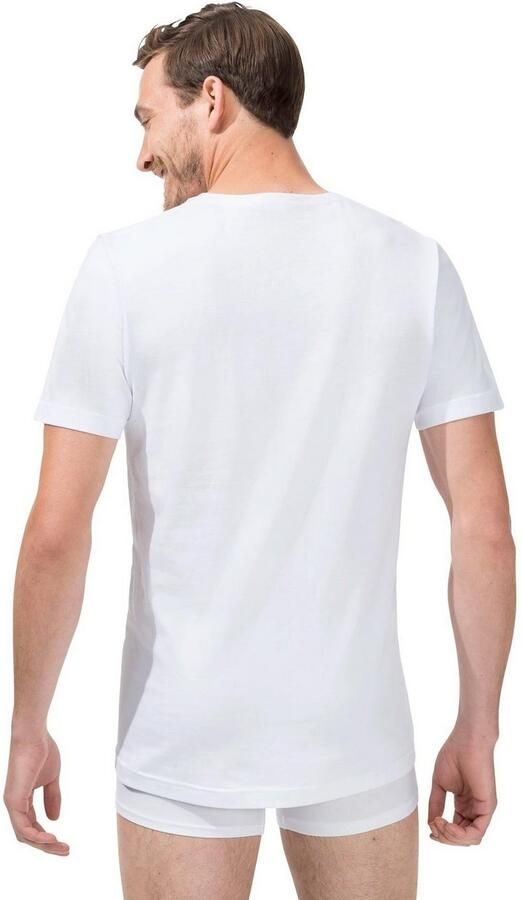 Bugatti T-shirt Bari V-hals korte mouw basic katoen zacht ade d (Set van 2) - Foto 5