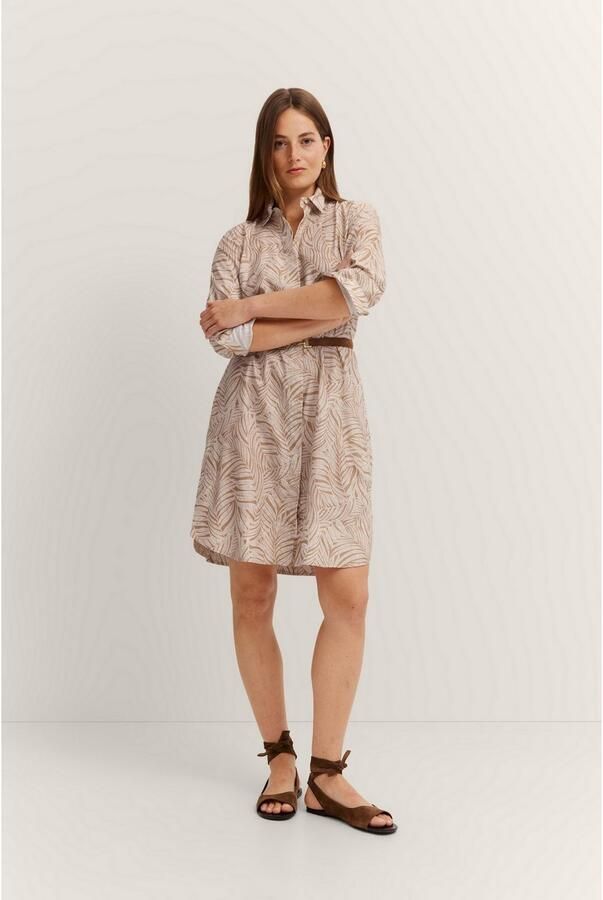 Bugatti Jurk met overhemdkraag met grafische print - Foto 3