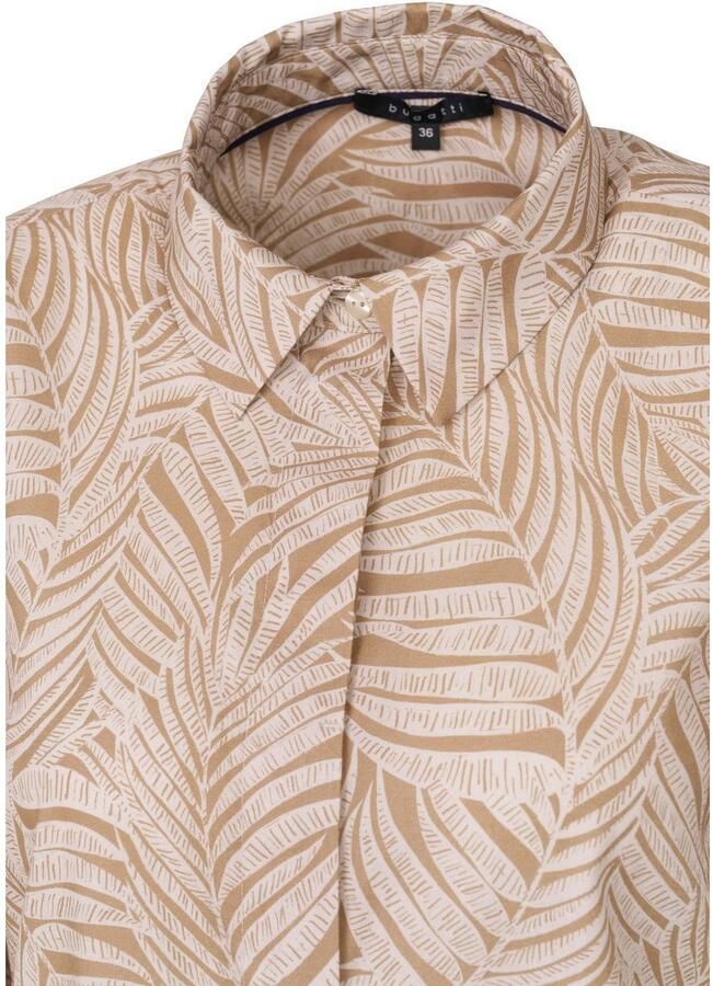 Bugatti Jurk met overhemdkraag met grafische print