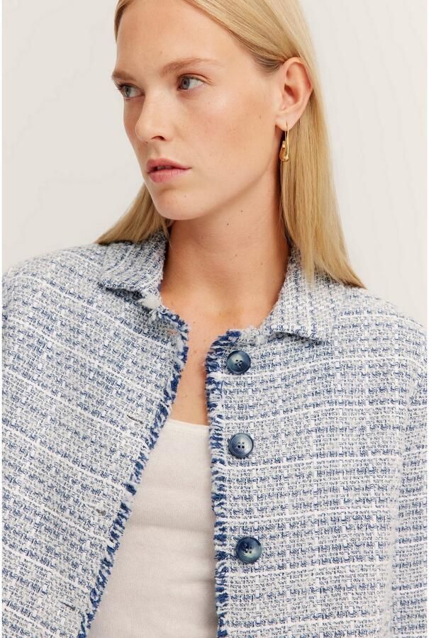 Bugatti Korte blazer met knoopsluiting - Foto 3