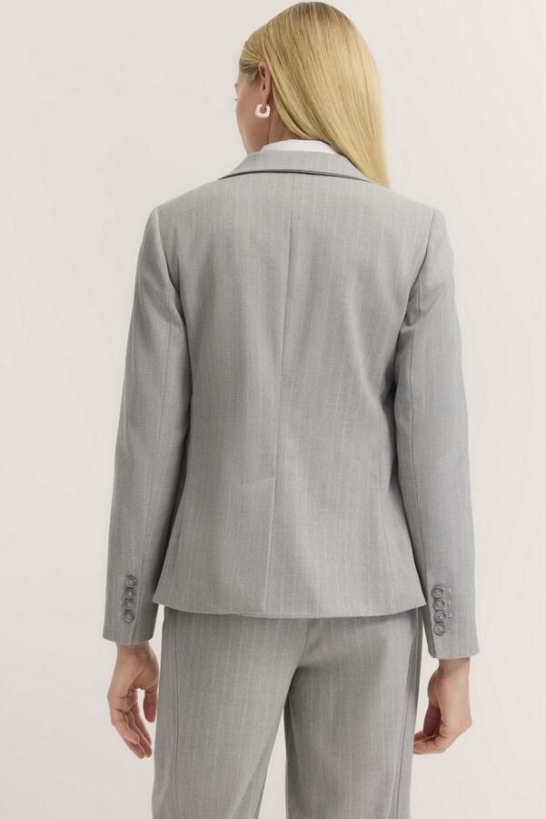 Bugatti Korte blazer met strepen - Foto 3