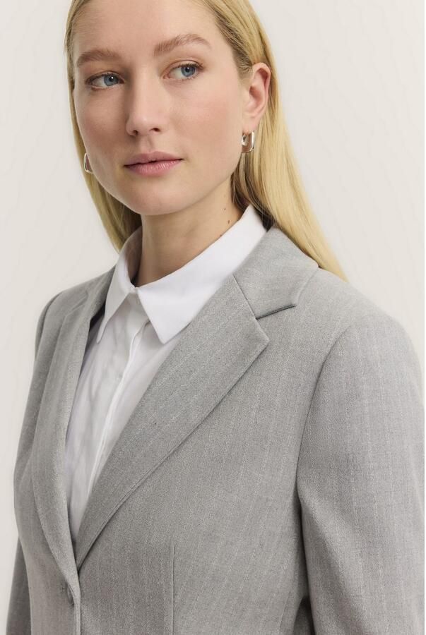 Bugatti Korte blazer met strepen - Foto 2