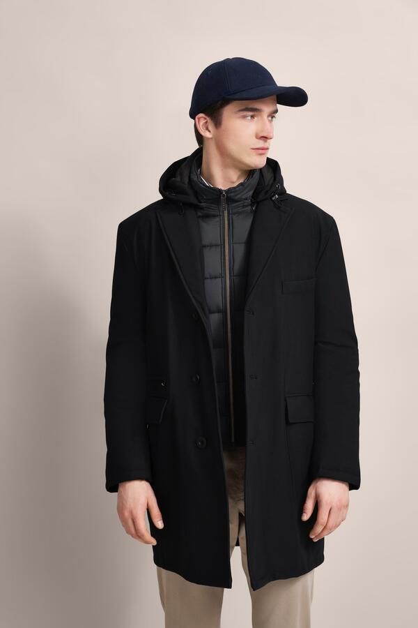 Bugatti Korte jas met afneembare capuchon - Foto 12