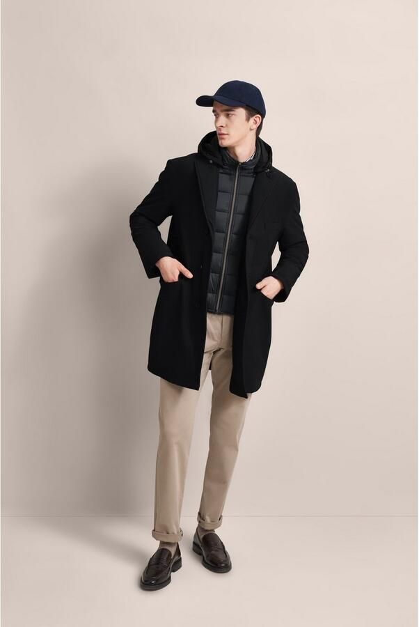 Bugatti Korte jas met afneembare capuchon - Foto 7