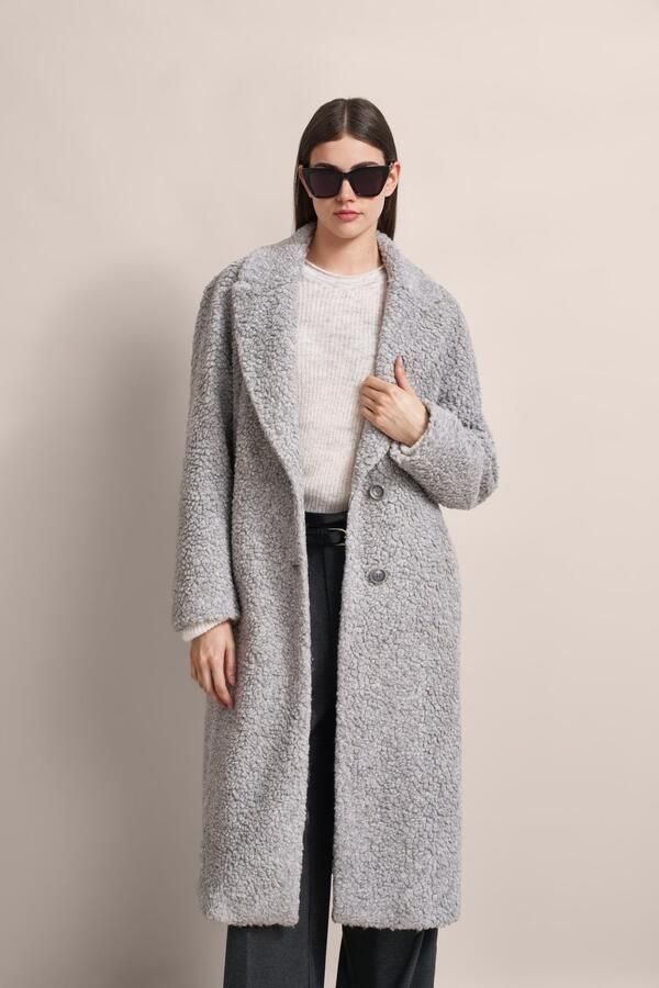 Bugatti Teddy-stijl Jas met Flexcity Voering Gray Dames - Foto 6