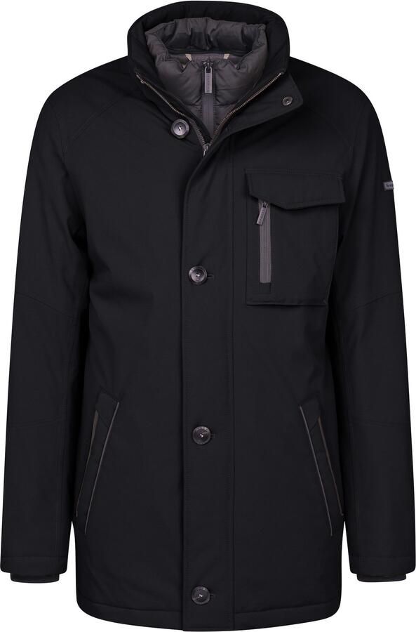 Bugatti Zwarte regenjas met Rainseries technologie Black Heren - Foto 2