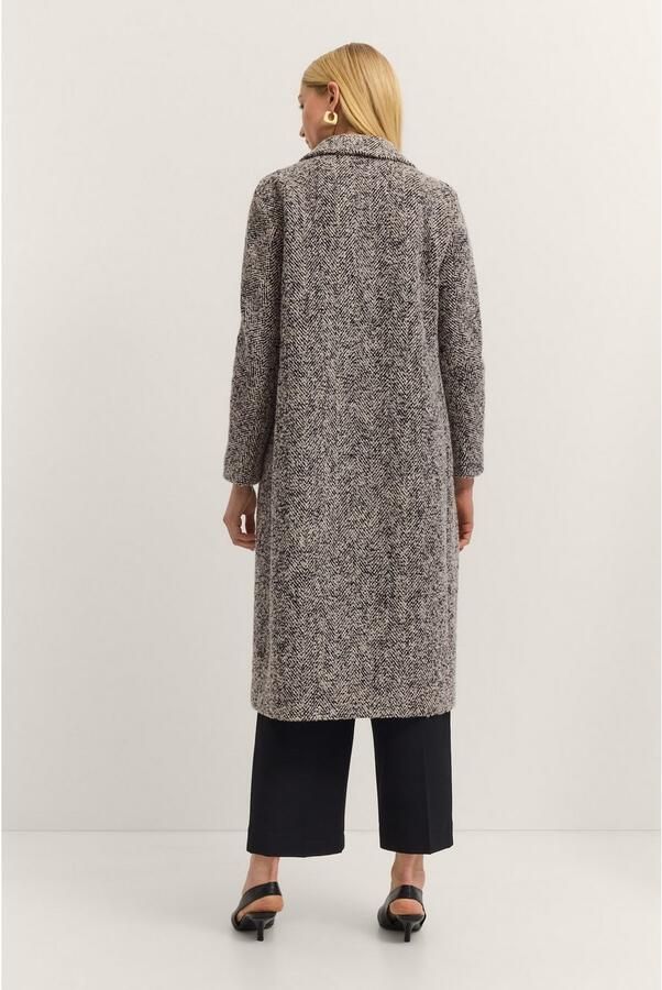 Bugatti Lange jas Loose fit met reverskraag & flexcity stretch - Foto 5