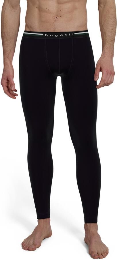 Bugatti Lange onderbroek Rome met logo comfortabel elastisch katoenmix snijdt niet in strak - Foto 5