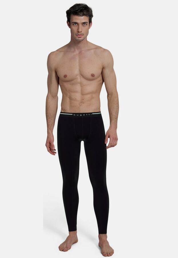 Bugatti Lange onderbroek Rome met logo comfortabel elastisch katoenmix snijdt niet in strak - Foto 2