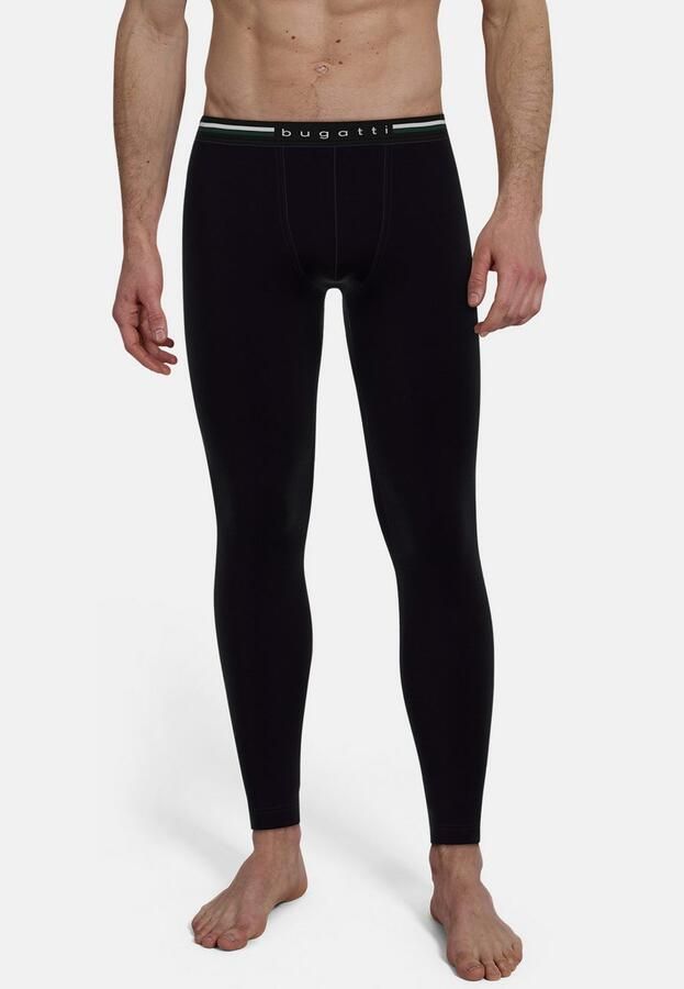 Bugatti Lange onderbroek Rome met logo comfortabel elastisch katoenmix snijdt niet in strak - Foto 3