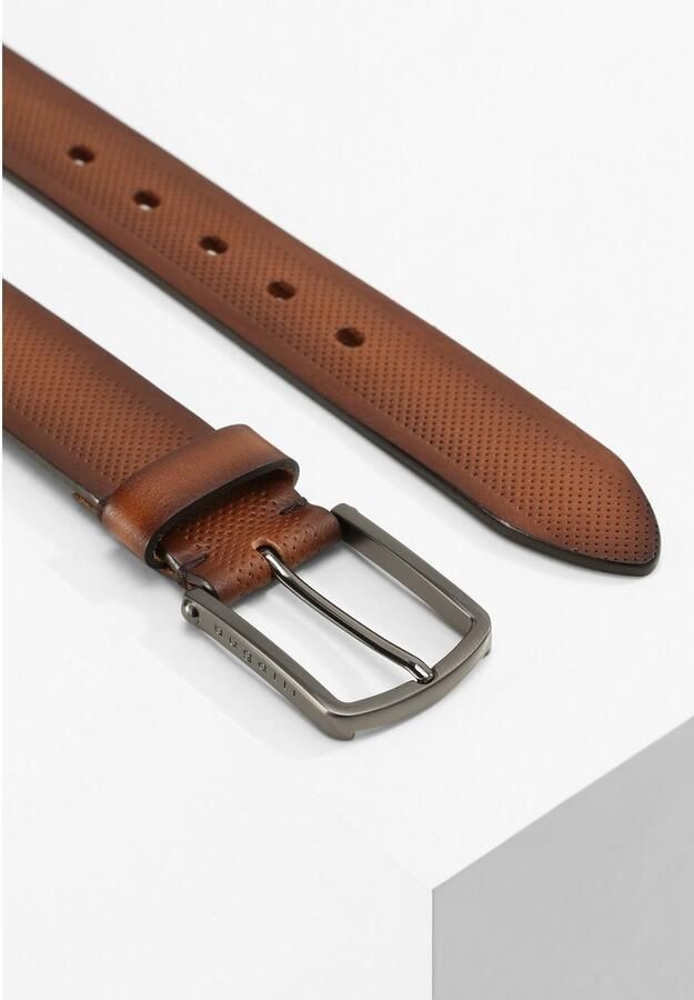 Bugatti Leren riem met gestructureerd motief - Foto 2