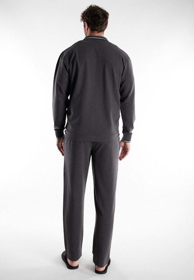 Bugatti Loungepak Bologna Lange mouw lange broek met zijzakken met ritssluiting comfortabel (2-delig) - Foto 3