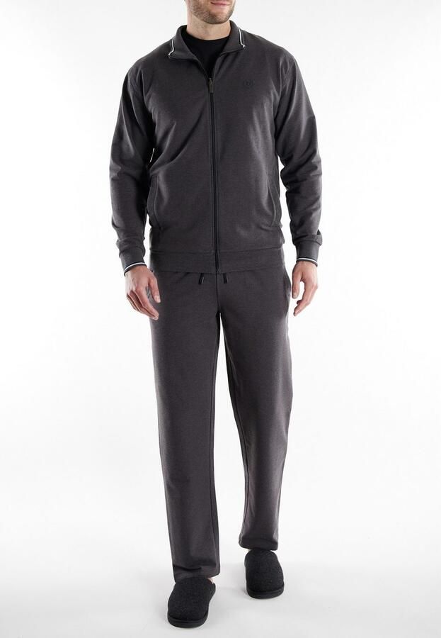 Bugatti Loungepak Bologna Lange mouw lange broek met zijzakken met ritssluiting comfortabel (2-delig) - Foto 4