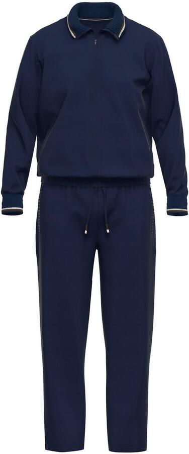 Bugatti Loungepak Bologna Lange mouw lange broek met zijzakken met ritssluiting comfortabel (2-delig) - Foto 6