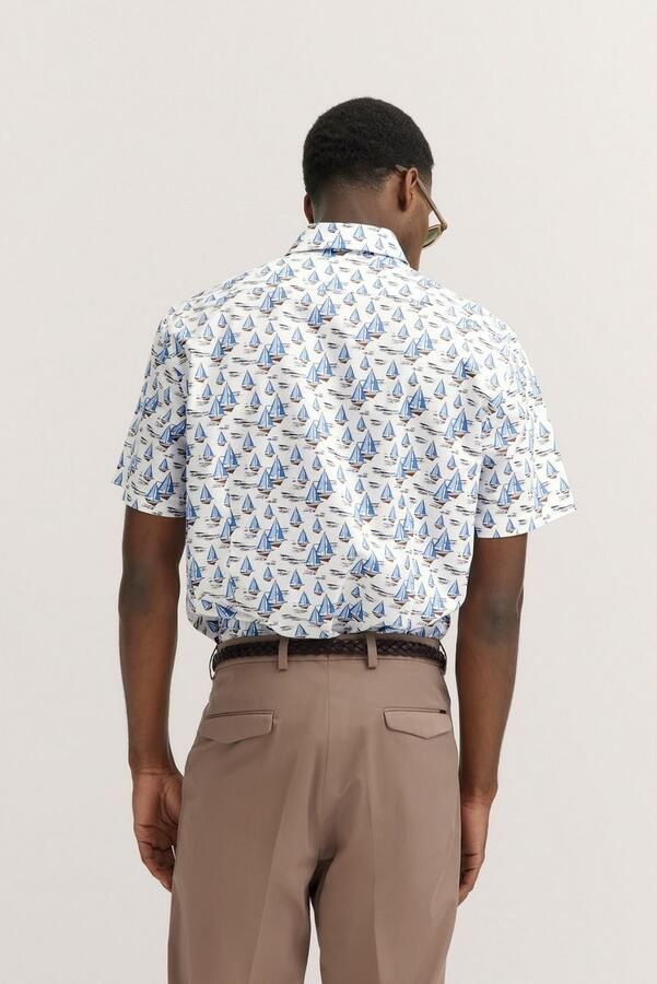 Bugatti Overhemd met korte mouwen met button-downkraag - Foto 5