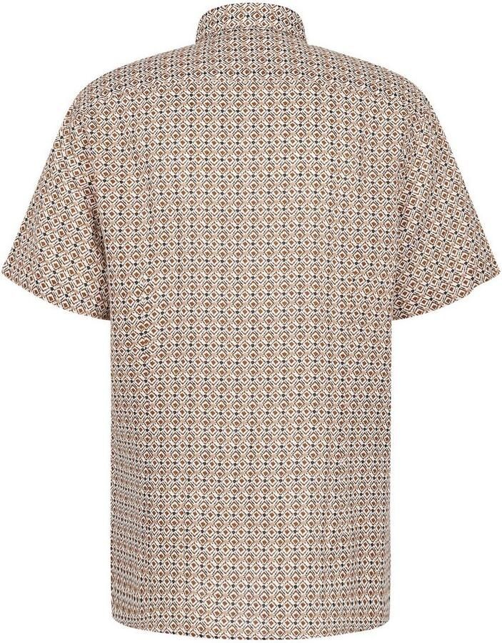 Bugatti Overhemd met korte mouwen van linnen