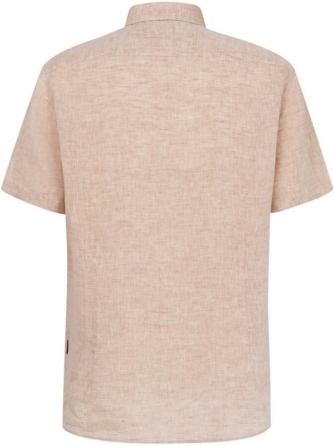 Bugatti Overhemd met korte mouwen van linnen - Foto 2