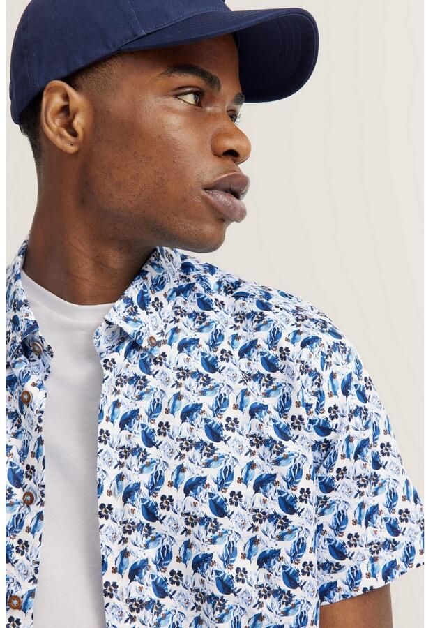 Bugatti Overhemd met korte mouwen van satin-twill - Foto 4