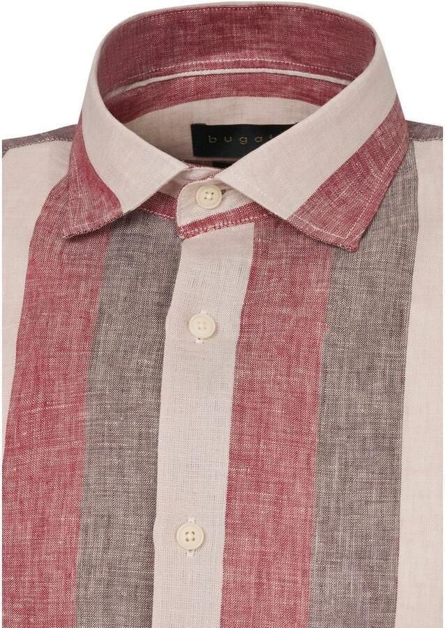 Bugatti Overhemd met lange mouwen met blokstrepen - Foto 3
