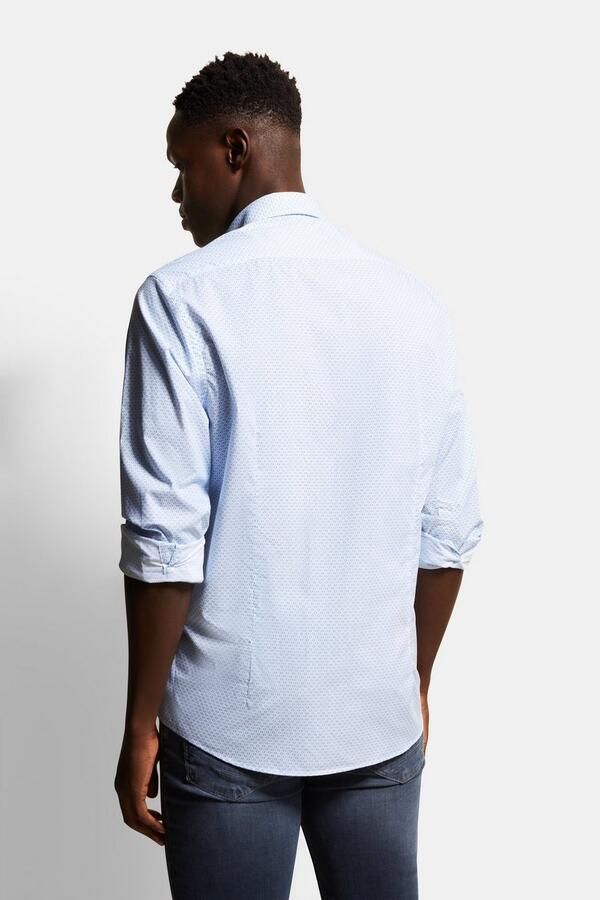 Bugatti Overhemd met lange mouwen met fijne grafische prints - Foto 6