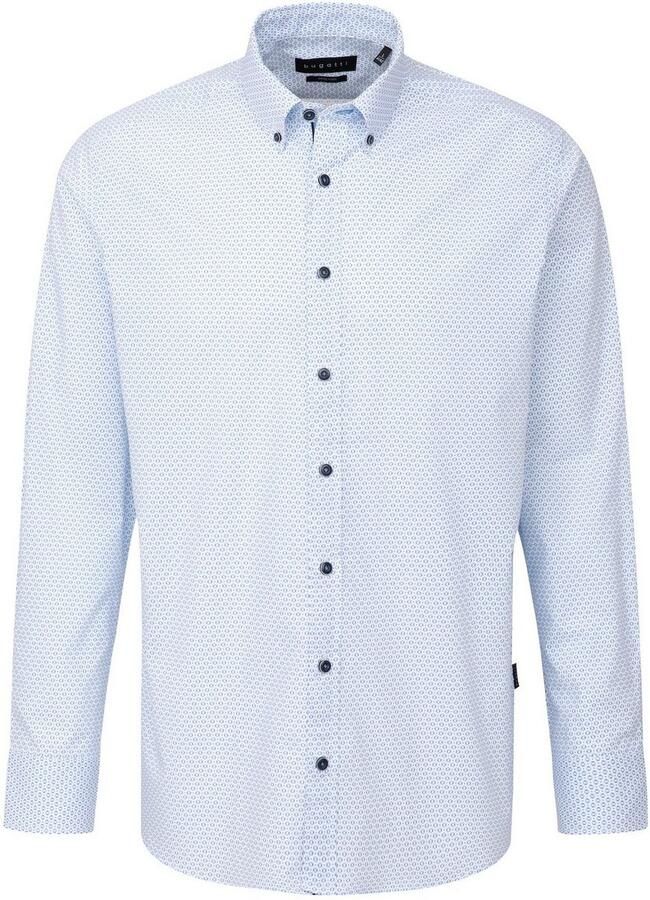 Bugatti Overhemd met lange mouwen met fijne grafische prints - Foto 2