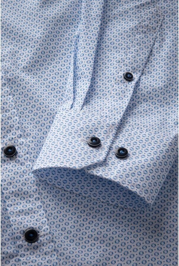 Bugatti Overhemd met lange mouwen met fijne grafische prints - Foto 3