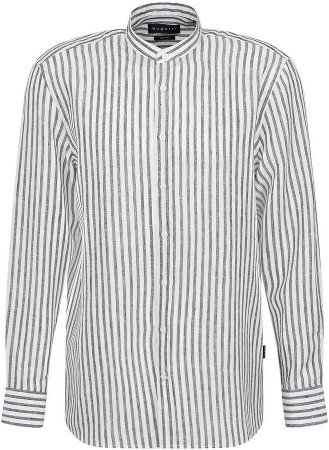 Bugatti Overhemd met lange mouwen met darijn-kraag - Foto 2