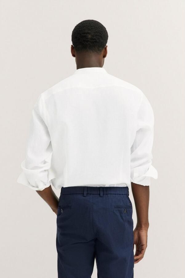 Bugatti Overhemd met lange mouwen met opstaande kraag - Foto 6