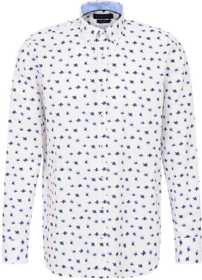Bugatti Overhemd met lange mouwen met print