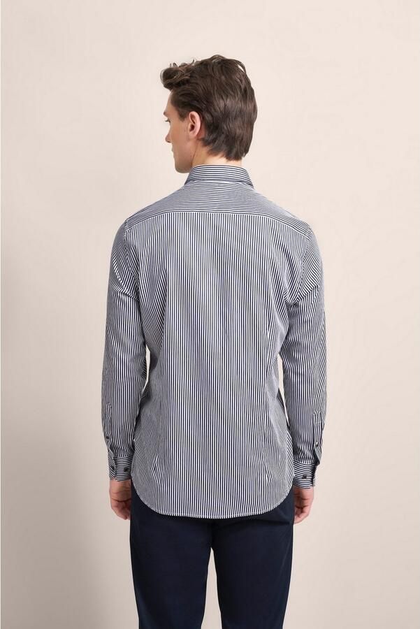 Bugatti Overhemd met lange mouwen met strepen - Foto 6