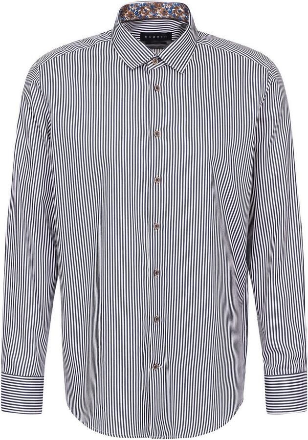 Bugatti Overhemd met lange mouwen met strepen - Foto 2