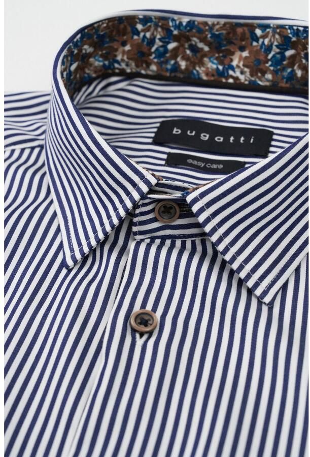 Bugatti Overhemd met lange mouwen met strepen - Foto 3