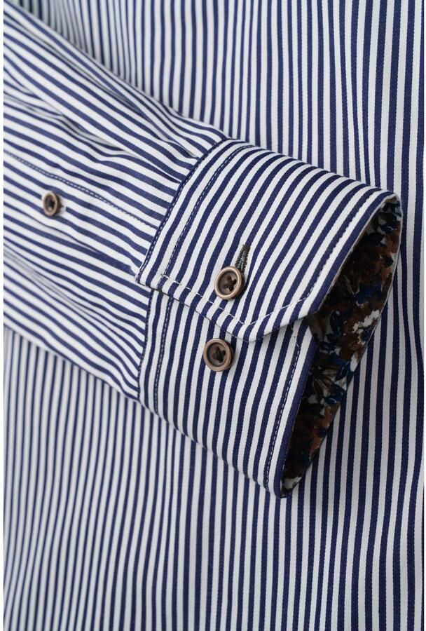 Bugatti Overhemd met lange mouwen met strepen - Foto 4