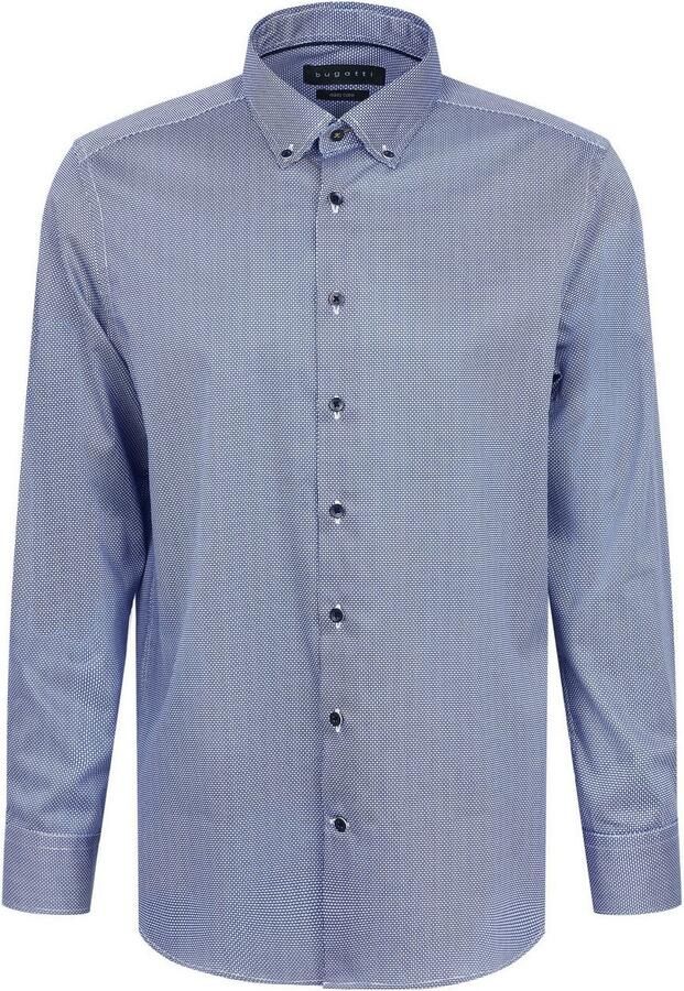 Bugatti Overhemd met lange mouwen van katoen en in satijnlook - Foto 3
