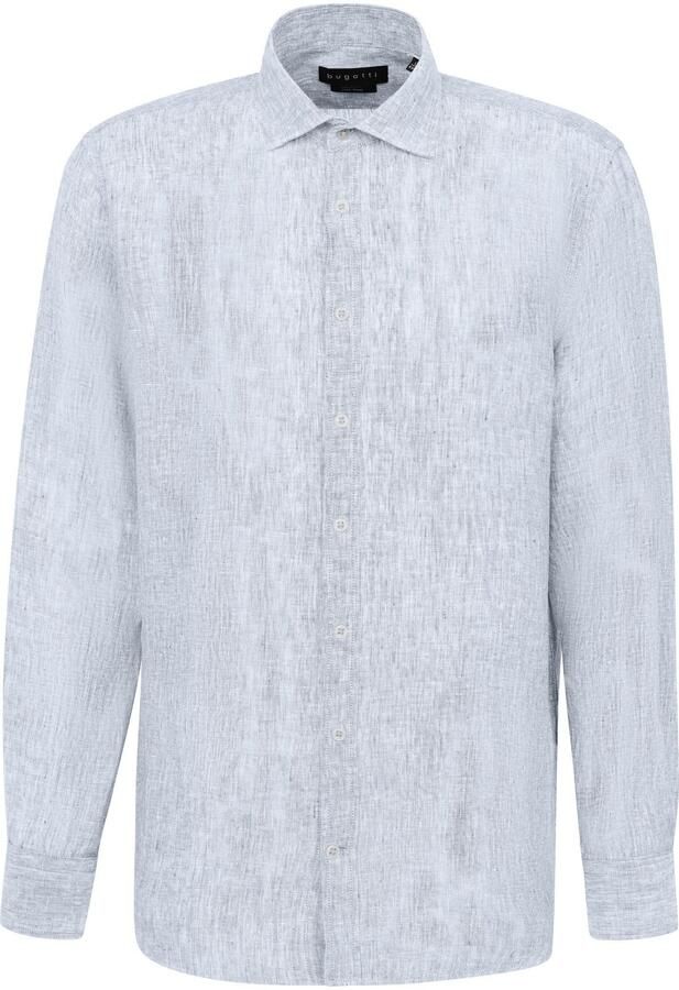 Bugatti Overhemd met lange mouwen van linnen - Foto 3