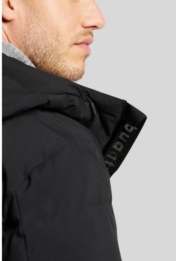 Bugatti Moderne gewatteerde parka met capuchon Black Heren - Foto 2