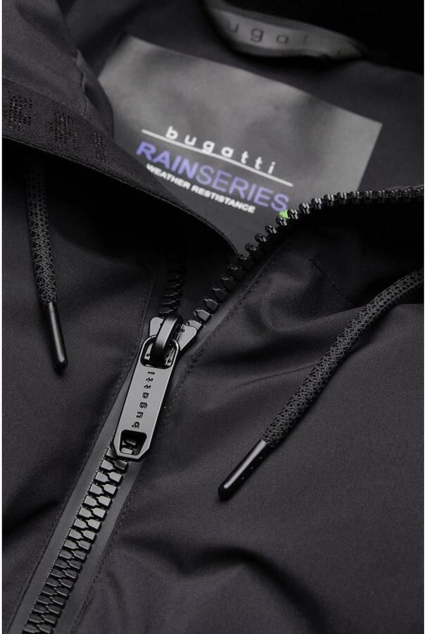 Bugatti Moderne gewatteerde parka met capuchon Black Heren - Foto 3