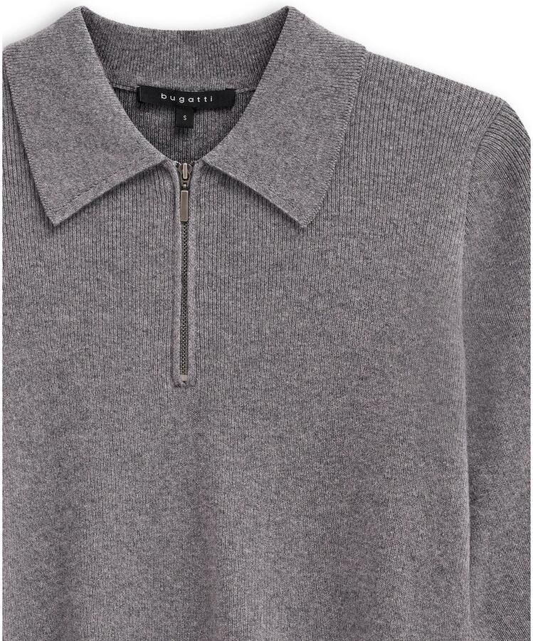 Bugatti Poloshirt met ritssluiting & overhemdkraag - Foto 2