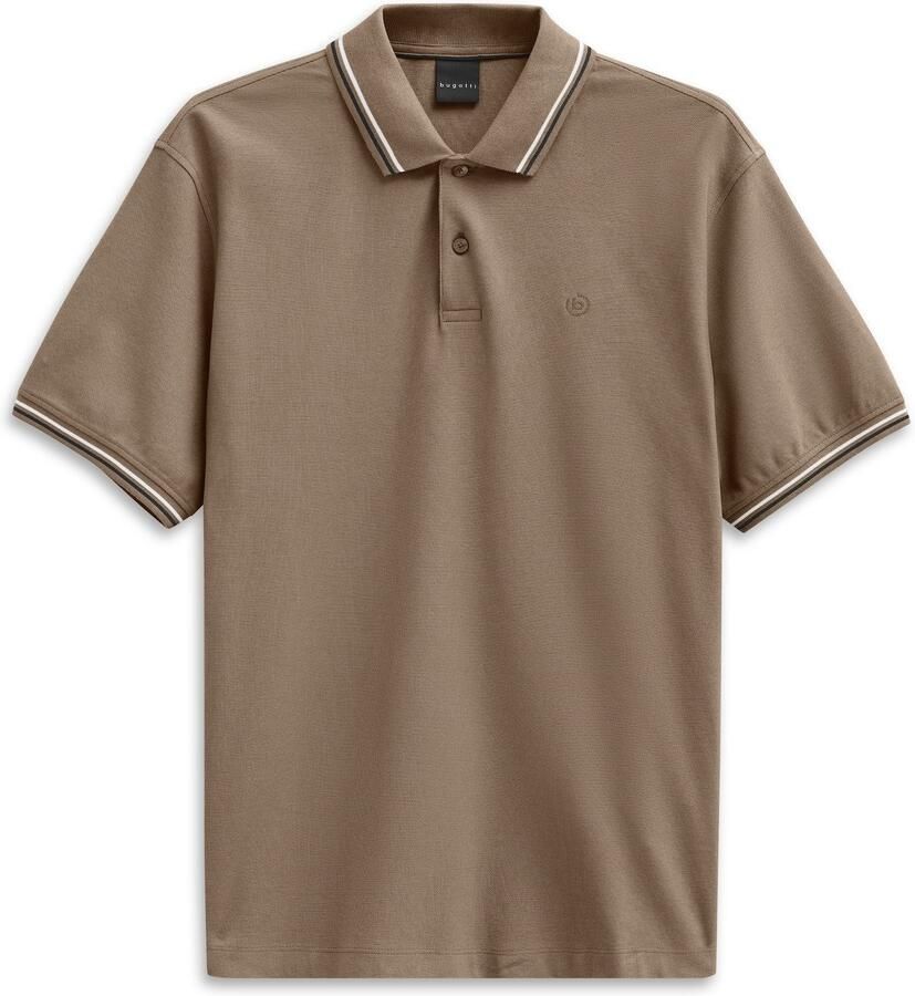 Bugatti Poloshirt MODERN FIT Basic essential van katoen - Foto 3
